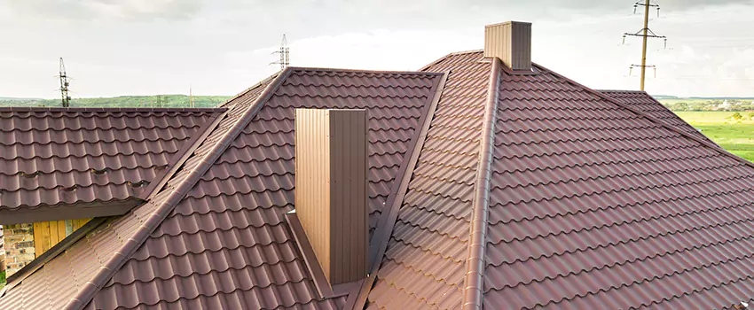 Residential Chimney Flashing Restoration in Newburyport, MA