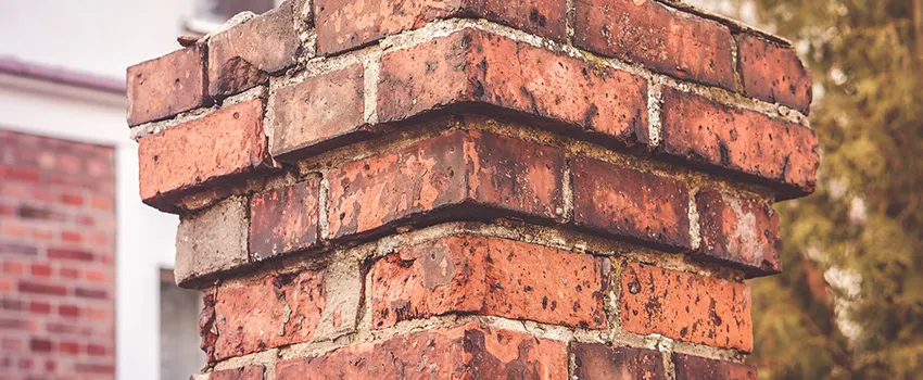 Cracked Chimney Bricks Repair Cost in Newburyport, Massachusetts