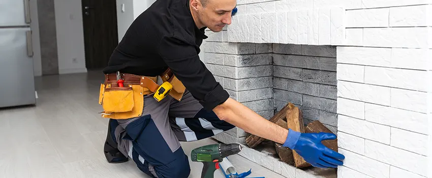 Fireplace Damaged Damper Frame Repair Services in Newburyport, Massachusetts