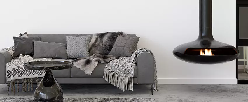 Circular Hanging Fireplace Installation Services in Newburyport, MA