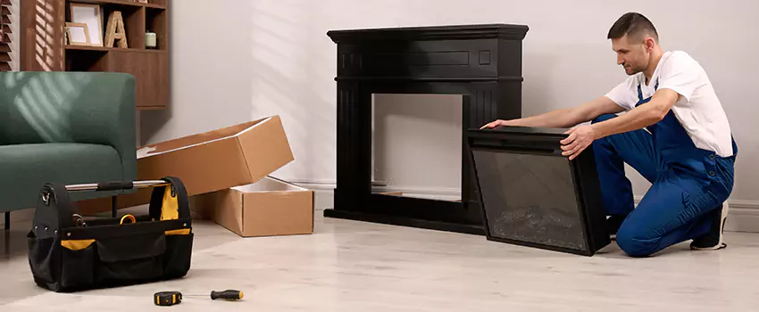 Old Rusted Metal Fireplace Repair And Replacement in Newburyport, MA